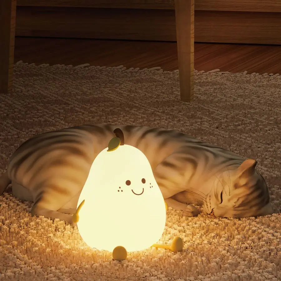 CuddleLight – Gentle Silicone Night Light for Kids, Rechargeable
