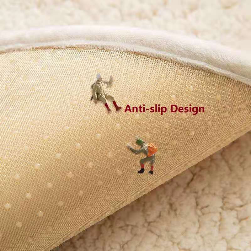 CozyFleece – Lamb Cashmere Plush Non-Slip Sofa Cover