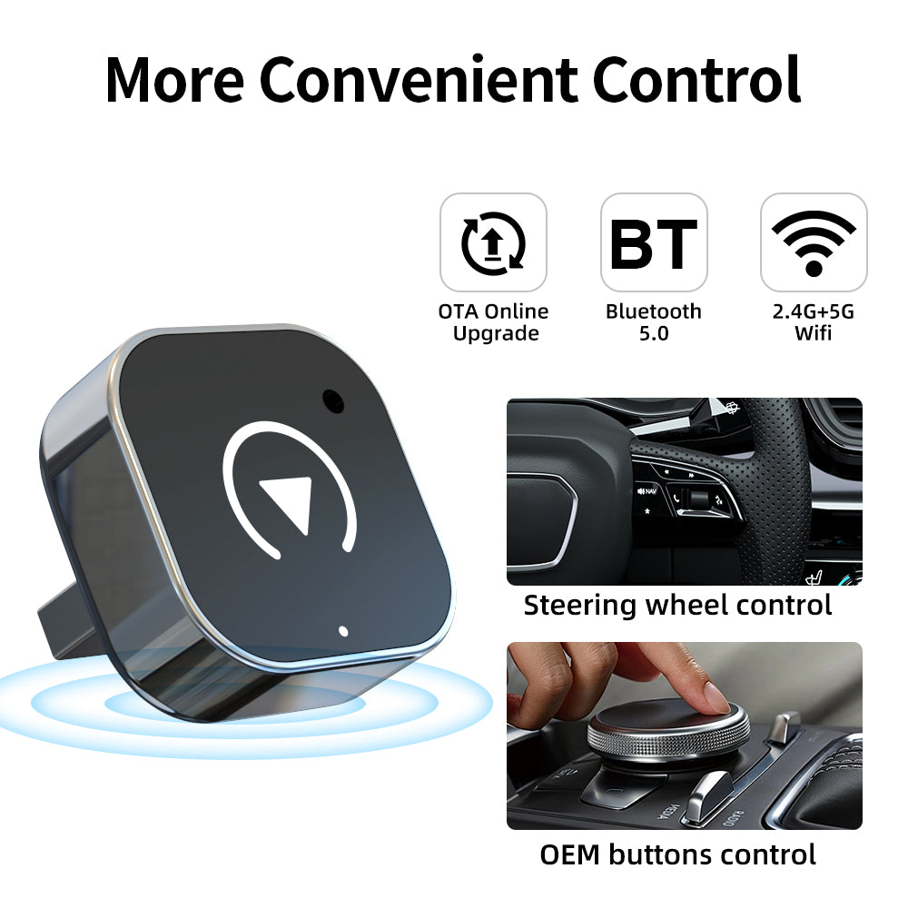 DriveLink – 2 in 1 Wireless CarPlay & Android Auto Adapter