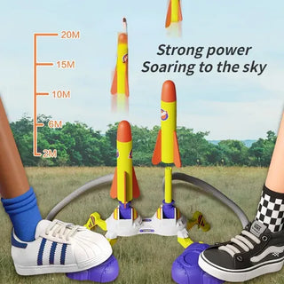 SkyRocket - Pedal Powered Air Rocket Launcher for Kids