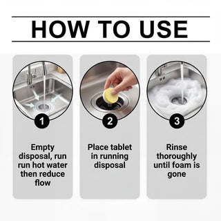 LemonScented - Garbage Disposal Cleaning Tablets