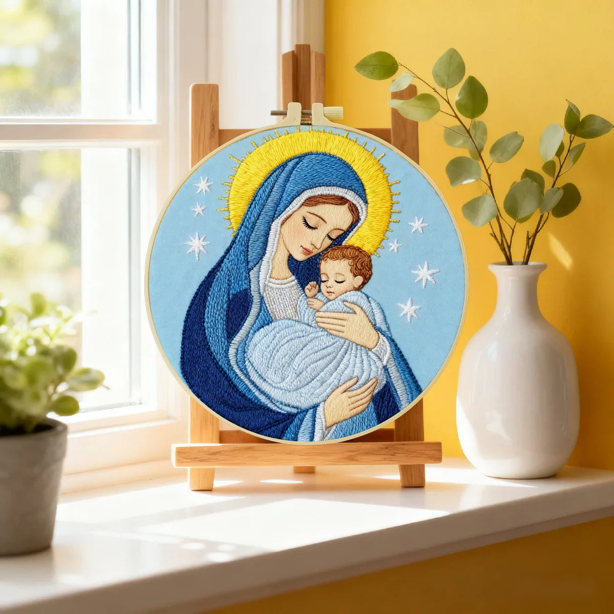 GraceStitch – Nativity Embroidery Kit for Faith-Inspired Crafting