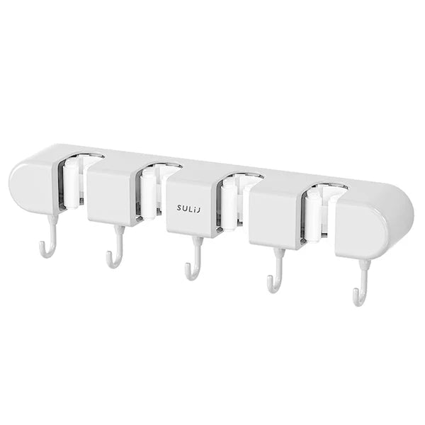 TidyGrip - Strong Mop Holder with Hooks