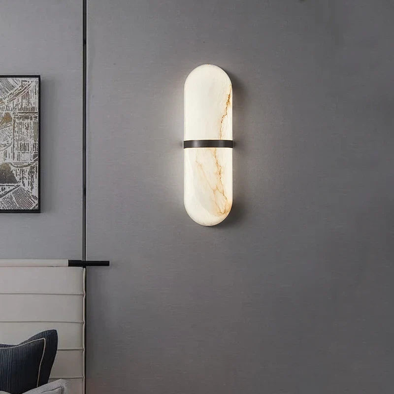 NordicGlow – Modern Marble Wall Sconce