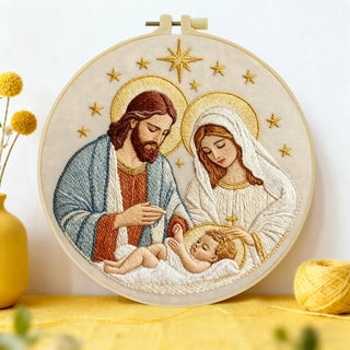GraceStitch – Nativity Embroidery Kit for Faith-Inspired Crafting