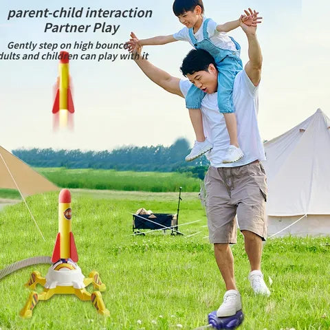 SkyRocket - Pedal Powered Air Rocket Launcher for Kids