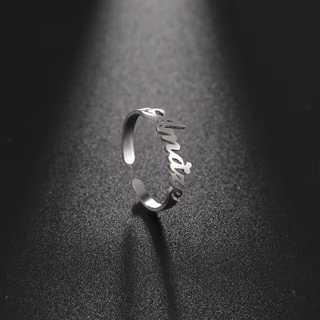 HeartWords – Engraved Name Keepsake Ring