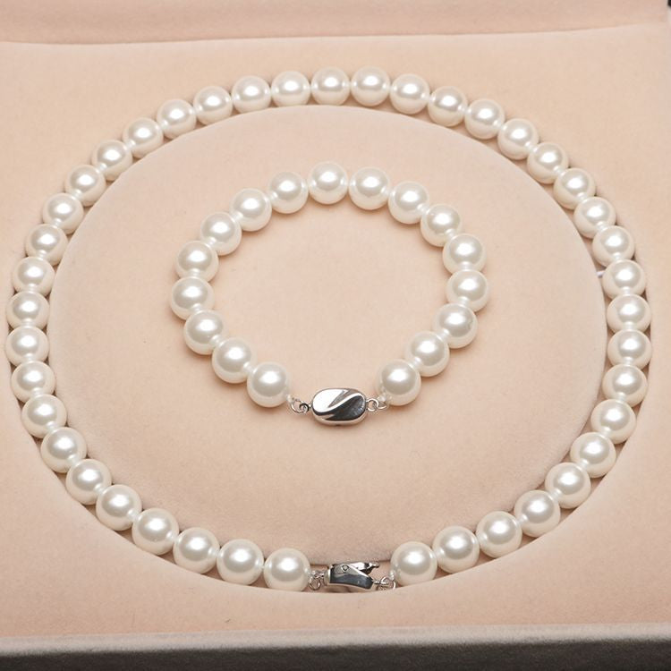 SeaLuxe – Deep Sea Shell Pearl Necklace
