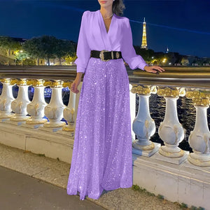 LustreLuxe - Sophisticated Sequin Outfit