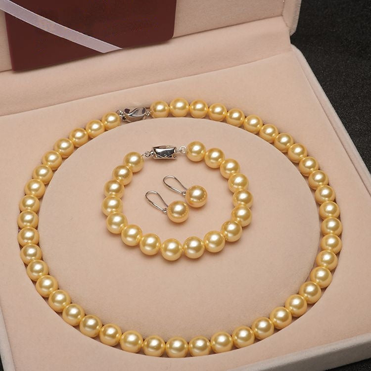 SeaLuxe – Deep Sea Shell Pearl Necklace