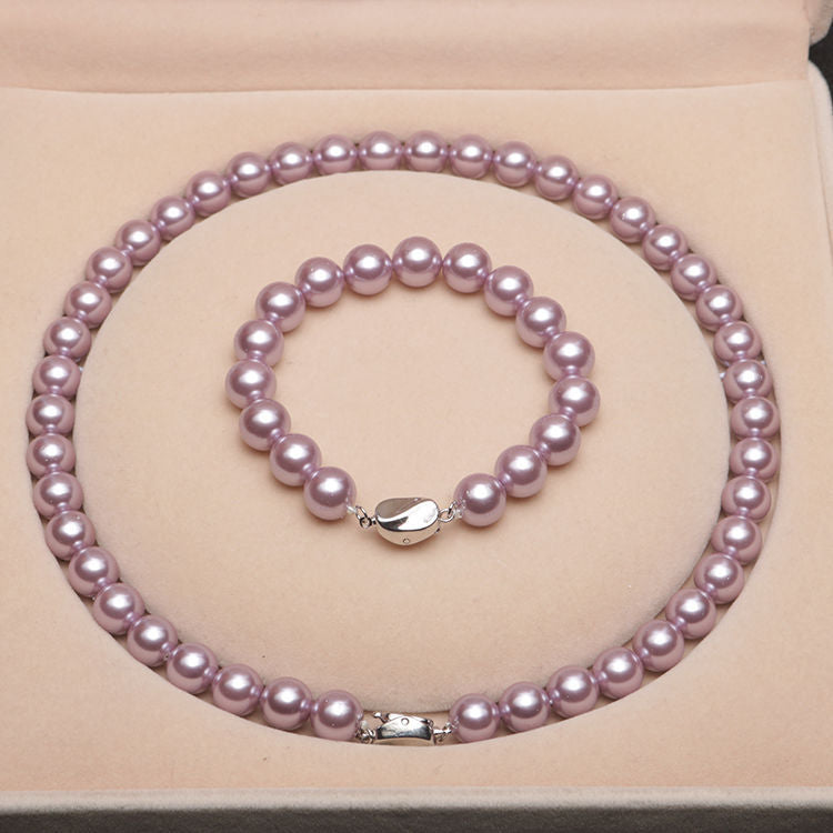 SeaLuxe – Deep Sea Shell Pearl Necklace