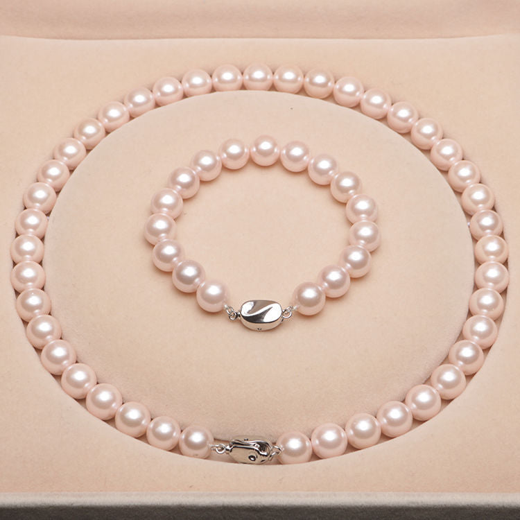 SeaLuxe – Deep Sea Shell Pearl Necklace