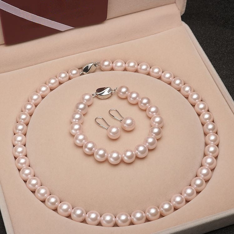 SeaLuxe – Deep Sea Shell Pearl Necklace