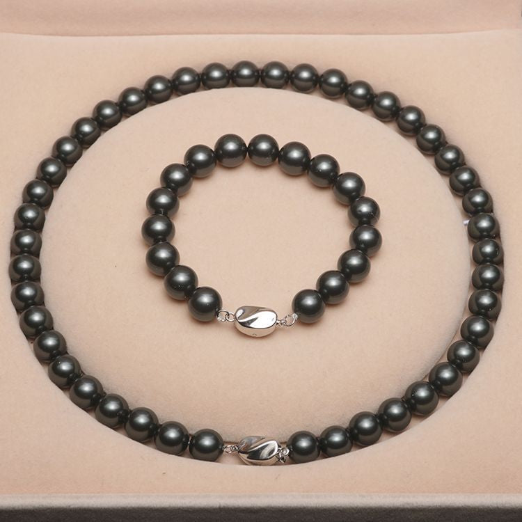 SeaLuxe – Deep Sea Shell Pearl Necklace