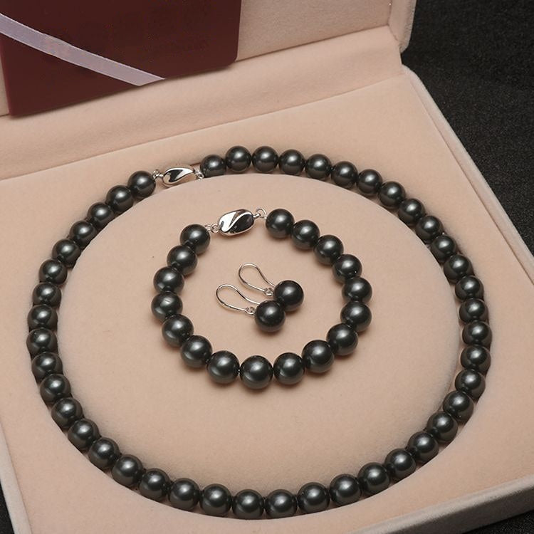 SeaLuxe – Deep Sea Shell Pearl Necklace