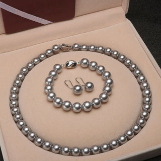 SeaLuxe – Deep Sea Shell Pearl Necklace