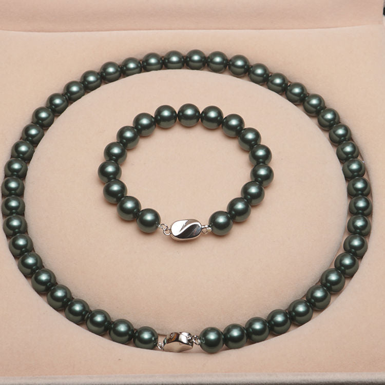 SeaLuxe – Deep Sea Shell Pearl Necklace