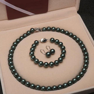 SeaLuxe – Deep Sea Shell Pearl Necklace