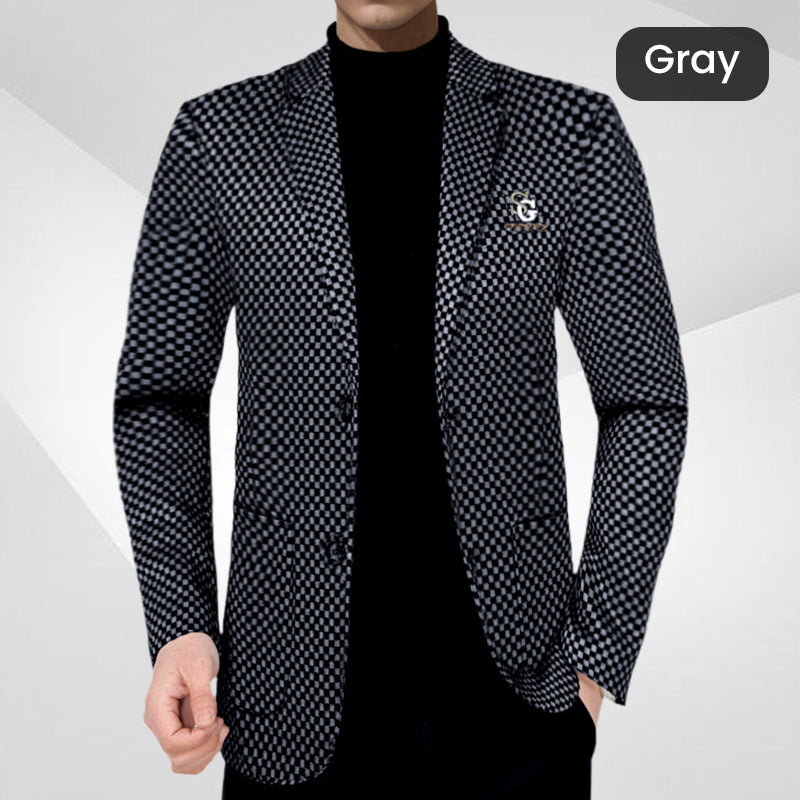 UrbanTailor – Men’s Slim-Fit Casual Suit Jacket