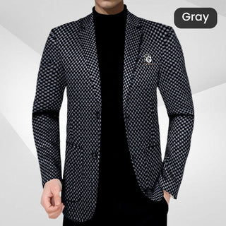 UrbanTailor – Men’s Slim-Fit Casual Suit Jacket
