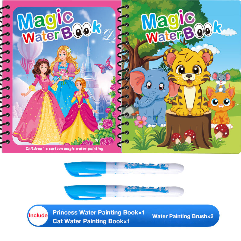 AquaCreate – Reusable Magic Water Painting Book
