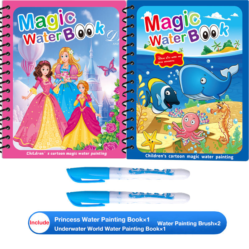 AquaCreate – Reusable Magic Water Painting Book