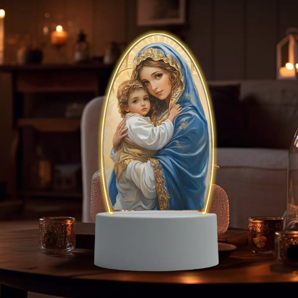 DivineGlow – Jesus 3D Night Lamp & Religious Gift