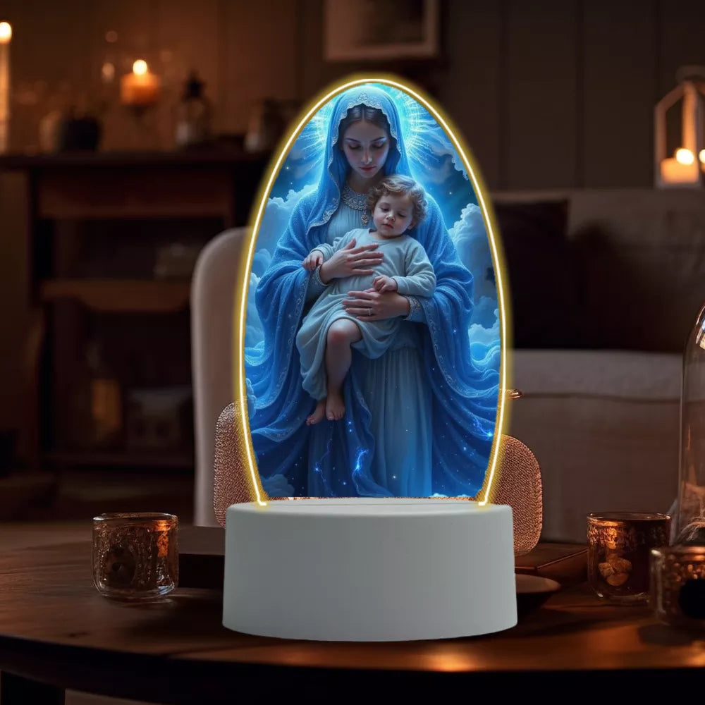 DivineGlow – Jesus 3D Night Lamp & Religious Gift