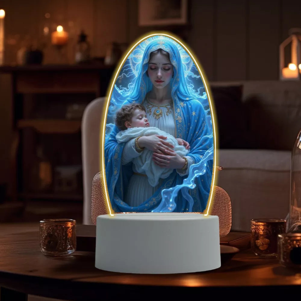 DivineGlow – Jesus 3D Night Lamp & Religious Gift