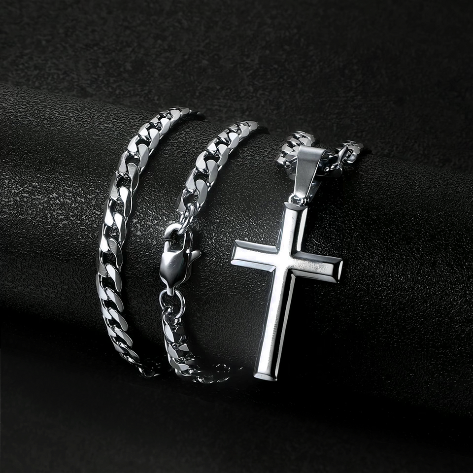 FaithBond – To My Son Cross Necklace