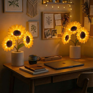 Shimmering Sunflower Lamp