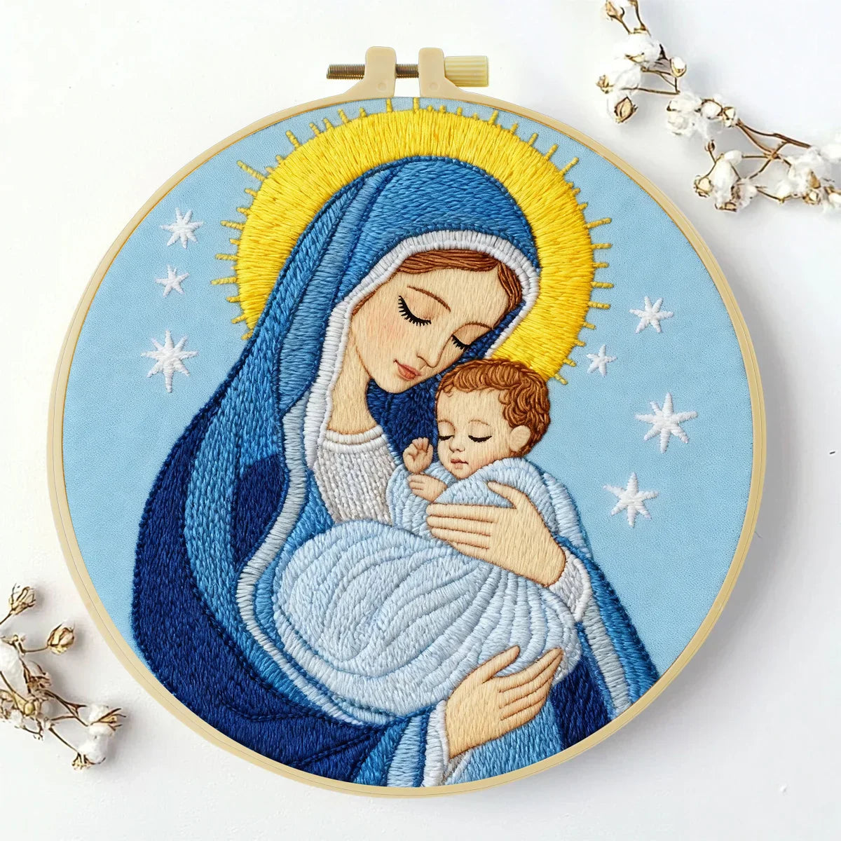 GraceStitch – Nativity Embroidery Kit for Faith-Inspired Crafting