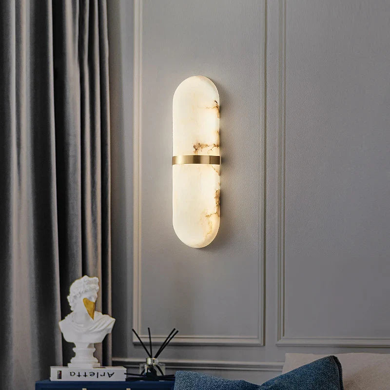 NordicGlow – Modern Marble Wall Sconce