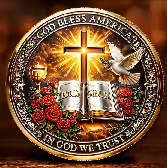 Sacred Heart Of Jesus Faith Cap🎁 Free Double-Sided Honor Coin With Every Cap Purchase