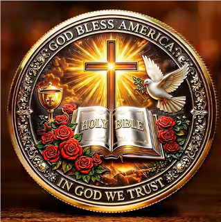 Sacred Heart Of Jesus Faith Cap🎁 Free Double-Sided Honor Coin With Every Cap Purchase