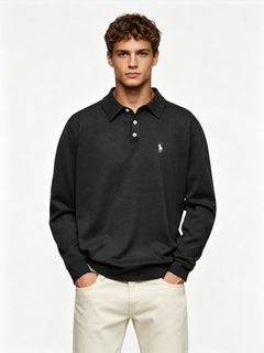 UrbanLuxe – Premium Long Sleeve Polo