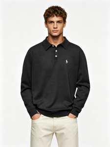 UrbanLuxe – Premium Long Sleeve Polo