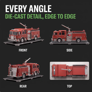 PullCord – Die-Cast Fire Truck Alarm Clock
