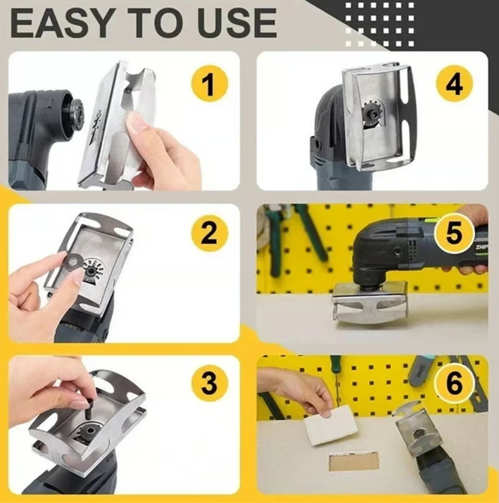 WoodEdge - Universal Square Slot Cutter for Woodworking