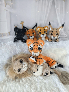 FeralFriends – Jungle Cats Crochet Pattern Bundle