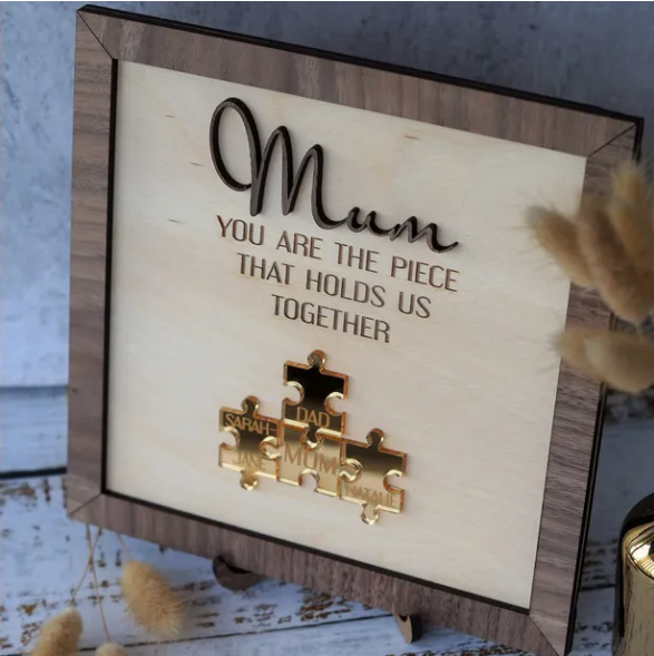 Wonderful personalized Wooden Puzzle Sign