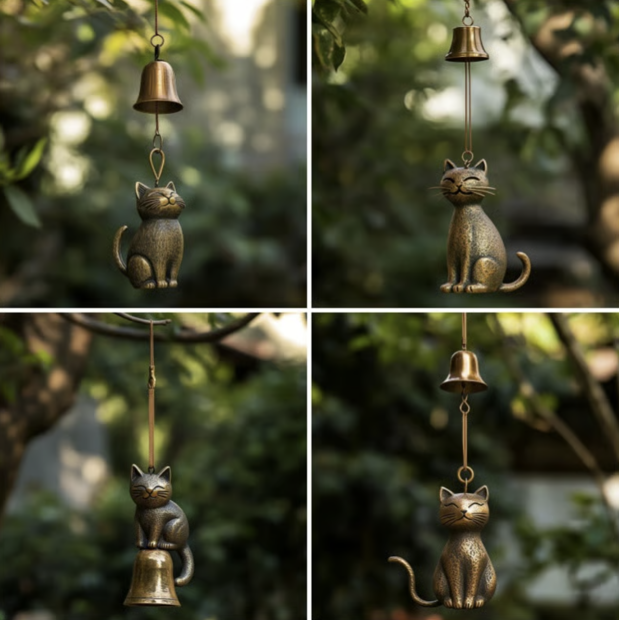 MeowMelody – Whimsical Cat Wind Chime