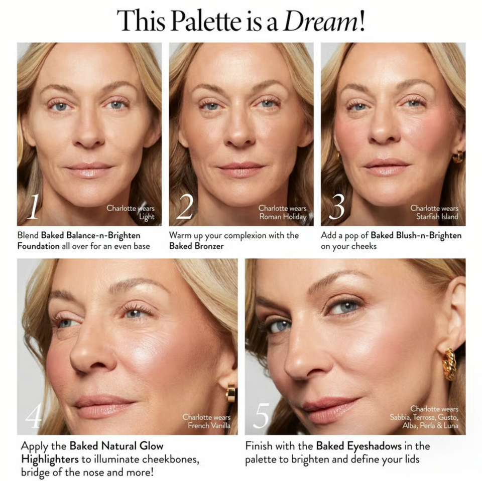 TreasureGlow – The All-in-One Baked Makeup Set