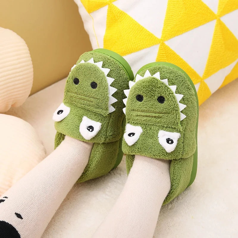 DinoToes – Soft Cartoon Slippers for Kids