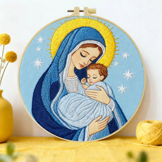 GraceStitch – Nativity Embroidery Kit for Faith-Inspired Crafting