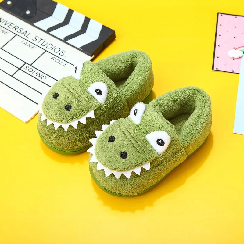 DinoToes – Soft Cartoon Slippers for Kids