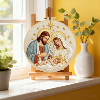 GraceStitch – Nativity Embroidery Kit for Faith-Inspired Crafting