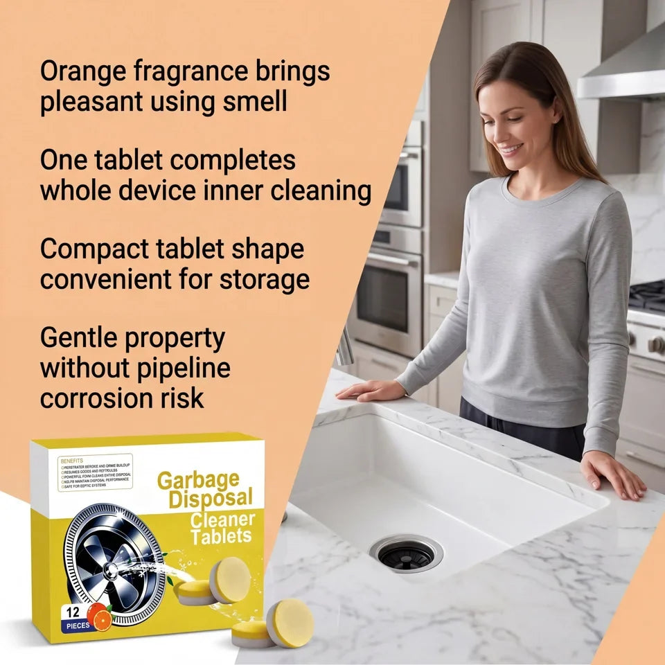 LemonScented - Garbage Disposal Cleaning Tablets