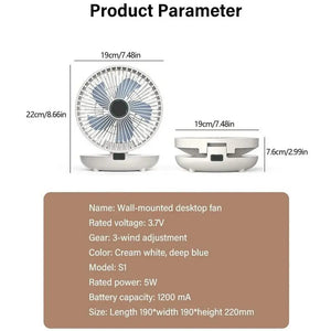 Household Dual-use Kitchen Fan marnetic