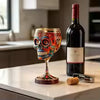 SkullElegance – Premium Decorative Art Glass Goblet